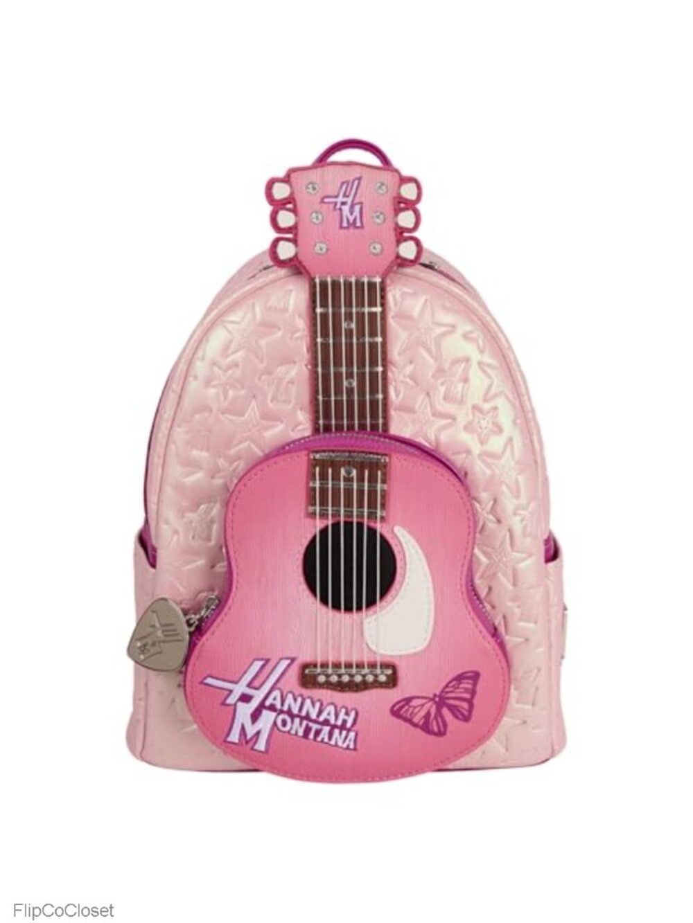 Hannah Montana Disney Faux Leather Guitar Mini Backpack Adjustable Straps